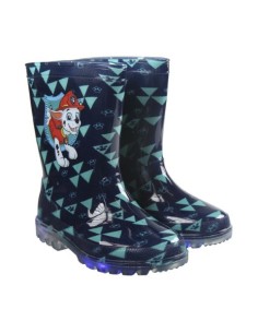 Botas lluvia pvc luces paw...