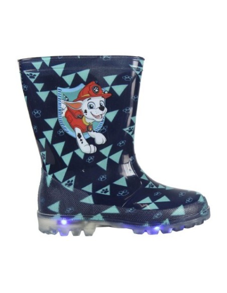 Botas lluvia pvc luces paw patrol, Color Azul 2300002764 kiwiku.com