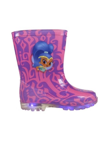 Botas lluvia pvc luces shimmer and shine, Color Rosa 2300002765 kiwiku.com