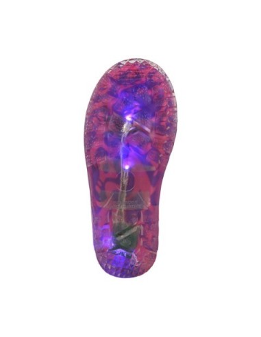 Botas lluvia pvc luces shimmer and shine, Color Rosa 2300002765 kiwiku.com