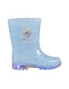Botas lluvia pvc luces frozen, Color Azul