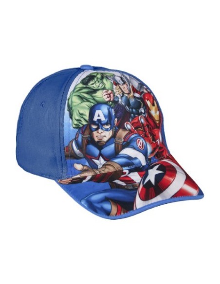 Gorra avengers, Color Azul Marino, Talla 51 CM 2200003895 kiwiku.com
