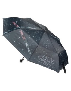 Paraguas manual plegable star wars, Color Negro 2400000505 kiwiku.com