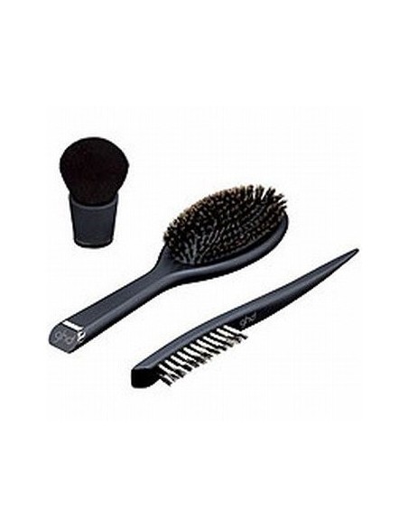GHD Kit Cepillos Profesionales Cerdas Naturales  Cepillo Profesional Ovalado + Cepillo Ancho + Cepil  kiwiku.com