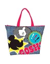 Bolsa playa polyester 52x41x14 cm. disney comic