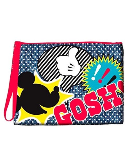 Neceser playa polyester 24x16 cm. disney comic 92944 kiwiku.com