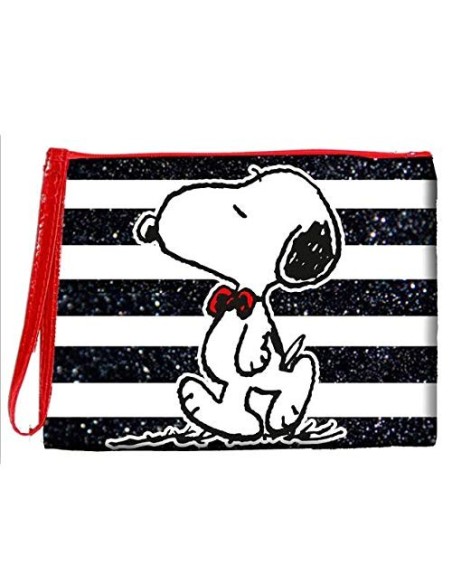 Neceser playa polyester 24x16 cm. snoopy 92953 kiwiku.com
