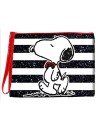 Neceser playa polyester 24x16 cm. snoopy