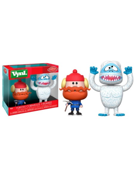 Figuras vynl rudolph bumbles & yukon cornelius  kiwiku.com