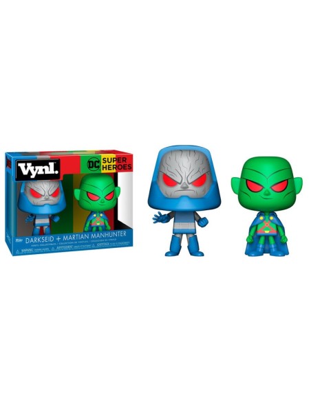 Figuras vynl dc comics martian manhunter & darkseid  kiwiku.com