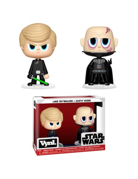 Figuras Vynl Star Wars Darth Vader & Luke Skywalker  kiwiku.com