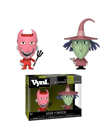 Figuras vynl disney pesadilla antes de navidad lock and shock  kiwiku.com