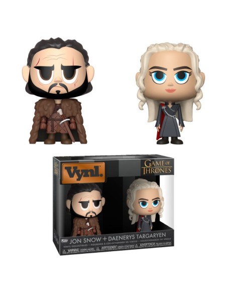 Figuras Vynl Juego de Tronos Jon & Daenerys  kiwiku.com