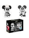 Figuras mini vinyl disney mickey mouse black & white exclusive
