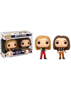 Set 2 figuras pop buffy the vampire slayer 25th buffy & faith 2017 fall convention exclusive  kiwiku.com