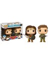 Set 2 figuras pop! dc wonder woman movie wonder woman & steve trevor exclusive