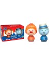 Set 2 figuras dorbz the year without a santa claus heat miser & snow miser exclusive