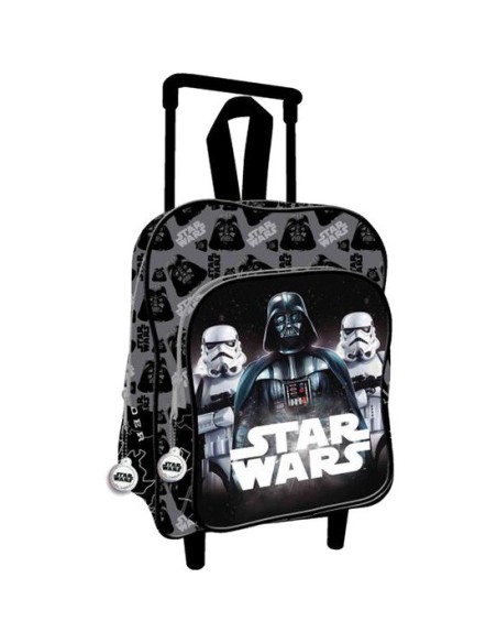 Mochila trolley 30 cms. star wars Negra 53095 kiwiku.com