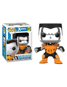 Figura pop marvel x-force colossus silver chrome exclusive  kiwiku.com