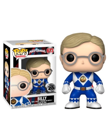 Figura pop power rangers blue ranger billy no helmet series 7  kiwiku.com