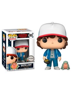 Figura pop stranger things dustin with baby dart exclusive  kiwiku.com