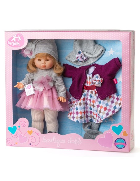 Muñeca trousseau colette con mecanismo  kiwiku.com