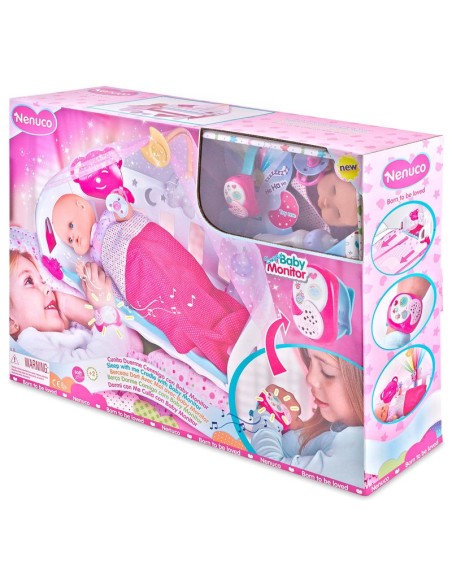 Muñeco Nenuco Cunita Duerme Conmigo Con Baby Monitor 3050223 kiwiku.com
