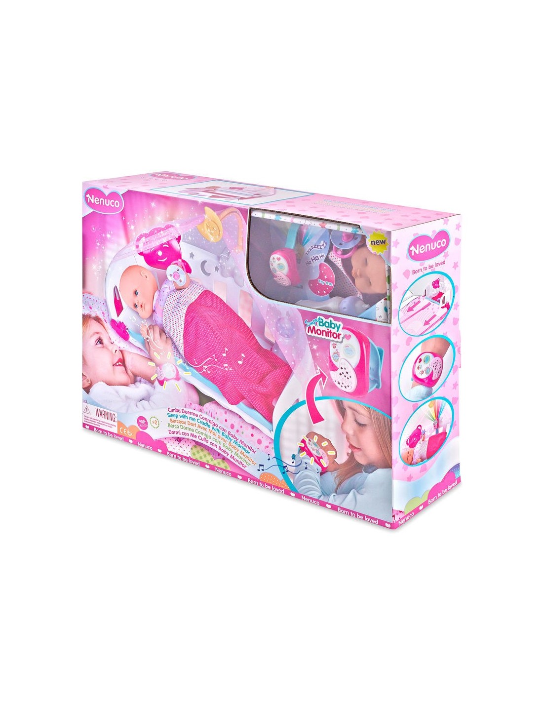 Muneco Nenuco Cunita Duerme Conmigo Con Baby Monitor 3050223 kiwiku