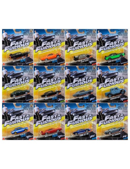 Coche fast & furious surtido  kiwiku.com