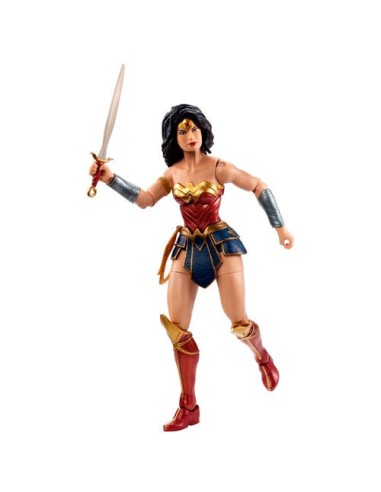 Figura wonder woman deluxe dc comics  kiwiku.com