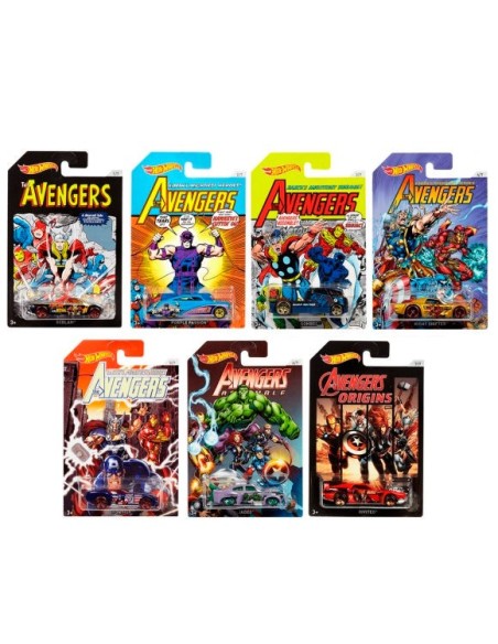 Coche hot wheels los vengadores marvel surtido  kiwiku.com
