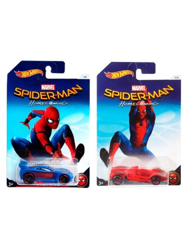 Coche Hot Wheels Spiderman Marvel surtido 2159625