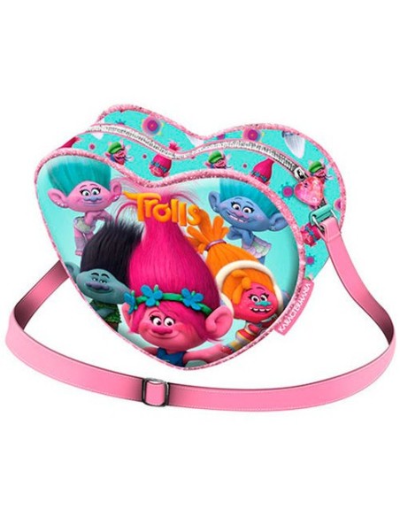 Bolso trolls colors corazon  kiwiku.com