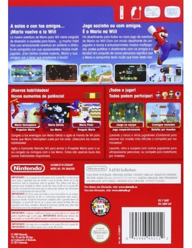 Wii new super mario bros selects