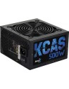 Fuente alimentacion aerocool kcas500s 500w, certificado 80 plus bronze, pfc activo, vent. 12x12cm