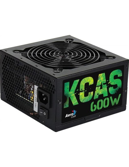 Fuente alimentacion aerocool kickass 600w 80 plus silve12x KCAS600S kiwiku.com