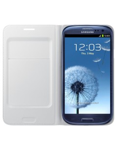 Samsung EF-NI930BWEGWW - Funda billetera flip para Samsung Galaxy S3, blanco 2
