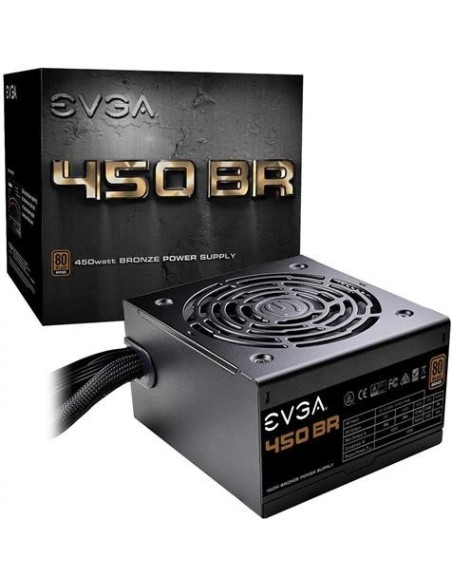 Fuente de Alimentacion EVGA 450 br 450w 80Plus Bronze 100-BR-0450-K2 kiwiku.com