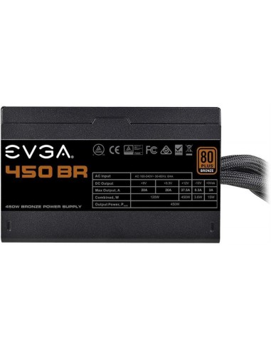 Fuente de Alimentacion EVGA 450 br 450w 80Plus Bronze 100-BR-0450-K2 kiwiku.com