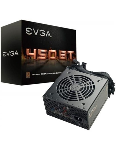Fuente alimentacion EVGA 450 bt 80+ bronze 450w 100-BT-0450-K2 kiwiku.com