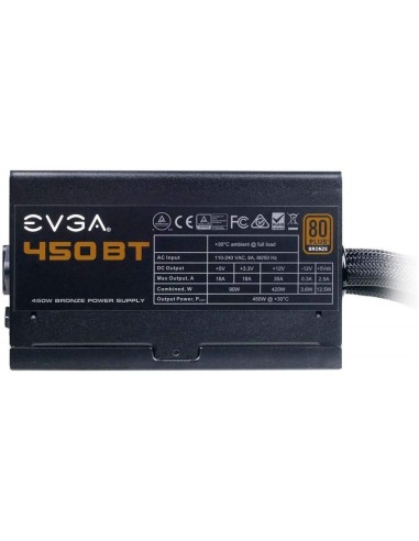 Fuente alimentacion EVGA 450 bt 80+ bronze 450w 100-BT-0450-K2 kiwiku.com