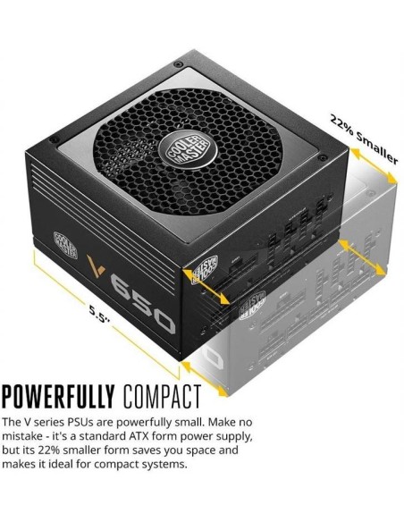 Cooler master fuente alimentacion v650 650w RS650-AFBAG1-EU kiwiku.com