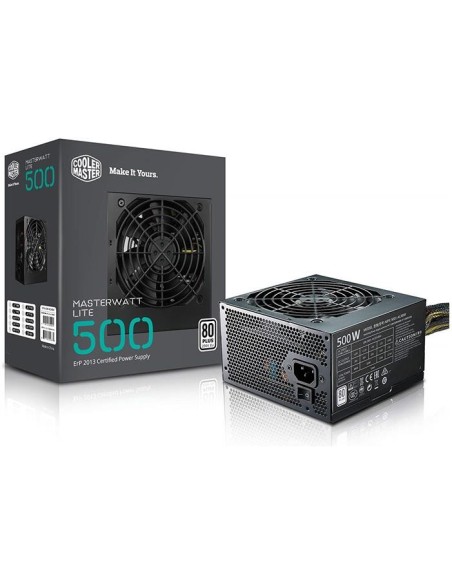 Fuente alimentacion cooler master watt lite 500w MPX-5001-ACABW-EU kiwiku.com