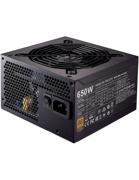 Fuente alimentacion cooler master mwe 650 80+ bronze MPX-6501-ACAAB-EU
