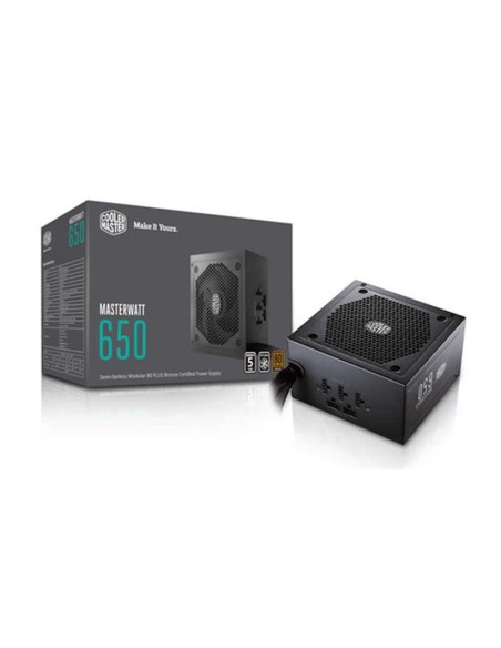 Fuente De Alimentacion Atx 650W Coolermaster Masterwatt 650 MPX-6501-AMAAB-EF kiwiku.com