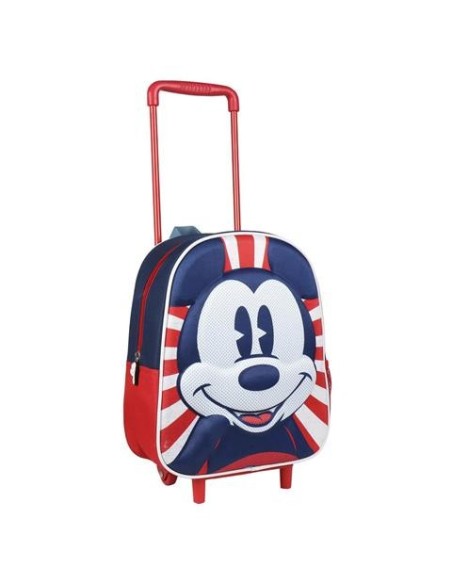 Mochila carro infantil 3d mickey, Color Rojo 2100002661 kiwiku.com