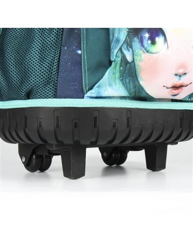 Mochila carro escolar nebulous, Color Verde 2100002594 kiwiku.com