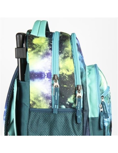 Mochila carro escolar nebulous, Color Verde 2100002594 kiwiku.com