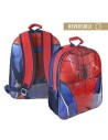 Mochila escolar reversible spiderman, Color Rojo