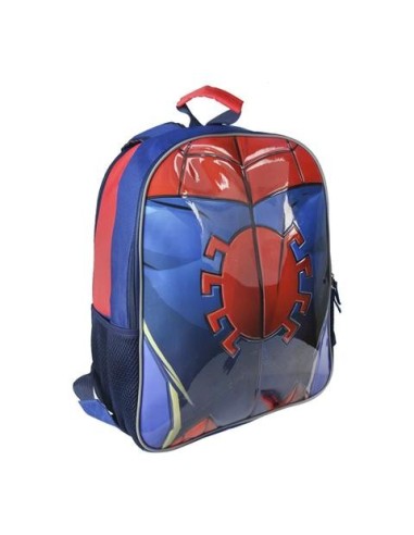 Mochila escolar reversible spiderman, Color Rojo 2100002154 kiwiku.com